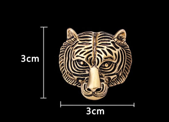 Men's Tiger Year Corsage Vintage Animal Pin