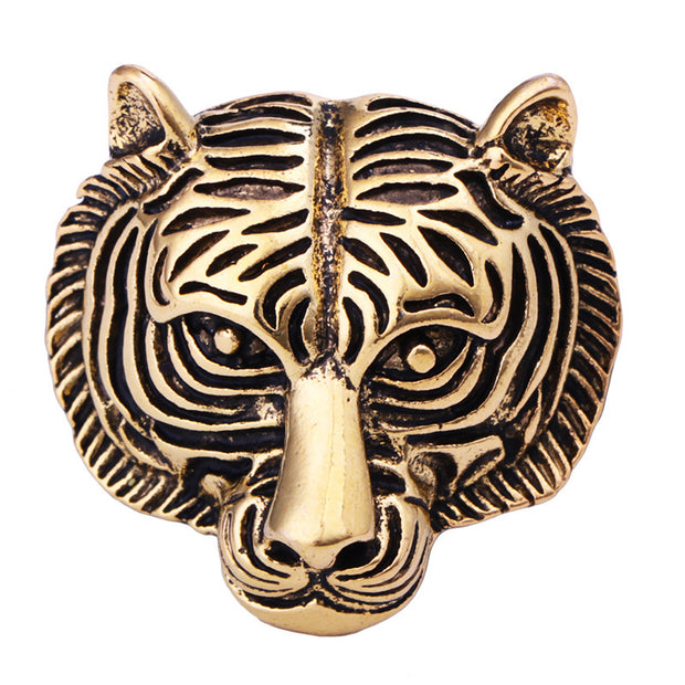 Men's Tiger Year Corsage Vintage Animal Pin